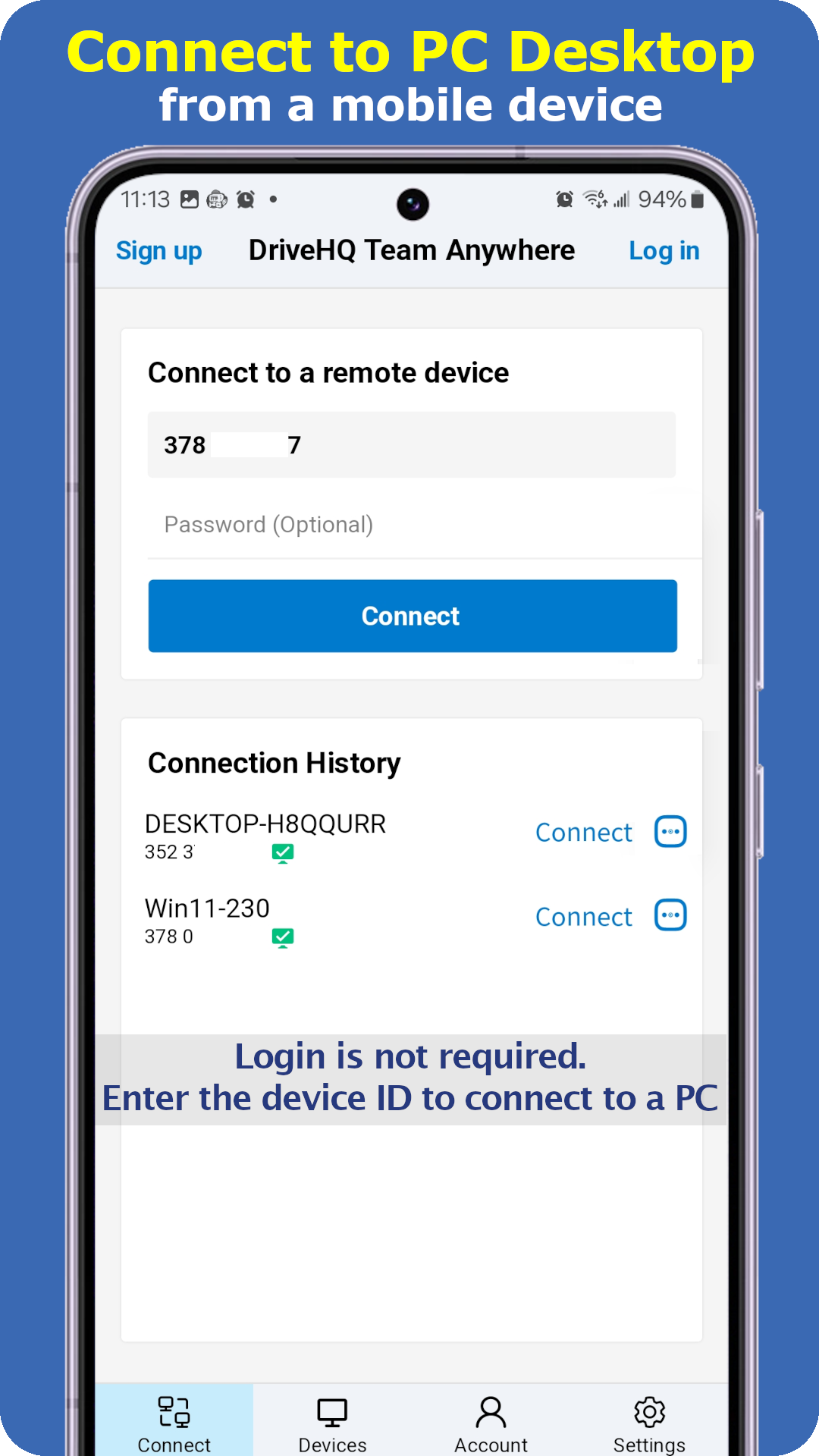 DriveHQ Team Anywhere