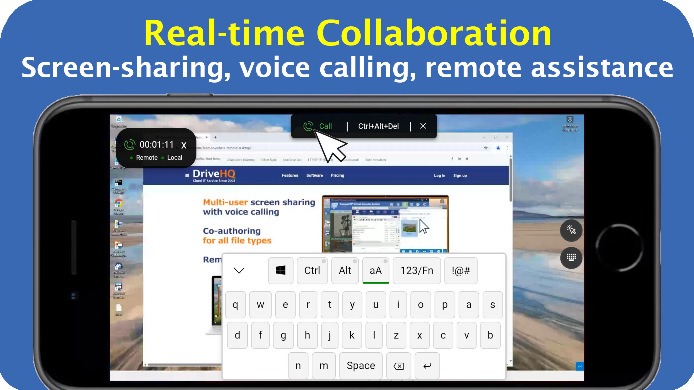 DriveHQ Team Anywhere