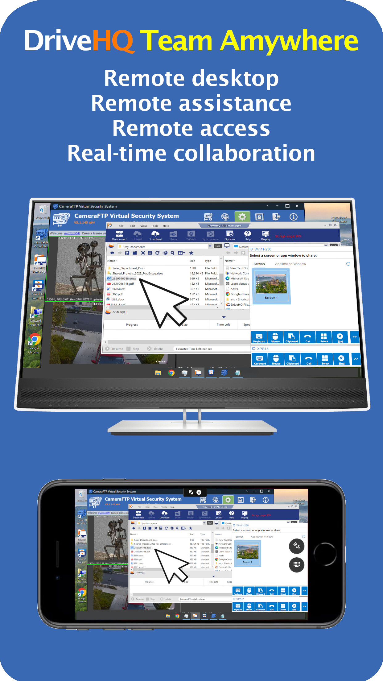 DriveHQ Team Anywhere